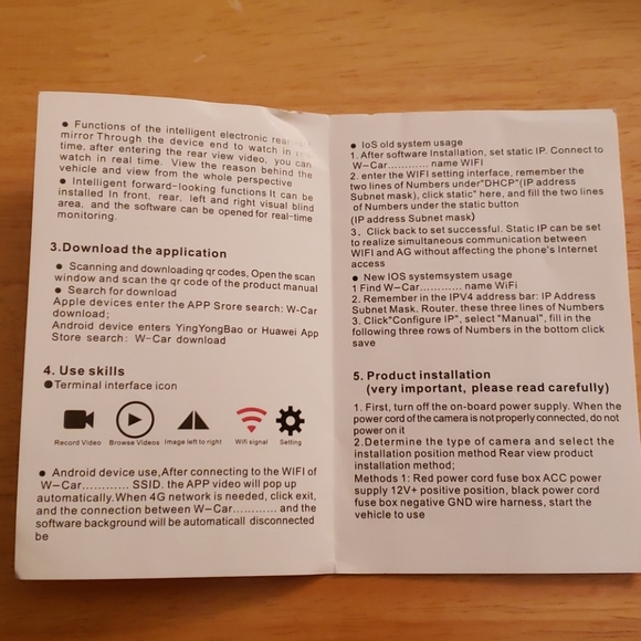 Wifi car backup camera - Picture 6 of 8